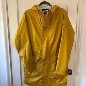 Women's Mustard Rain Jacket
